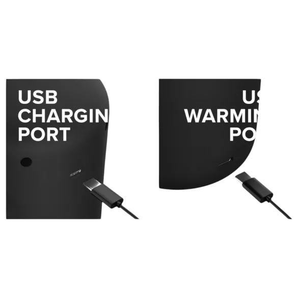 PDX Elite - verwarmde masturbator - zwart