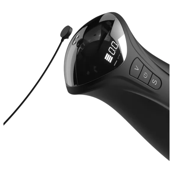 PDX Elite - automatische masturbator met zuig- en trilfunctie - zwart