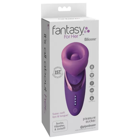 Fantasy For Her - clitoris vibrator met zuigfunctie - siliconen - paars