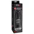 PDX Elite Moto-Bator Pro - geribbelde, verwarmende stootmasturbator (zwart)