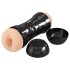 PDX Wet Pleasure Dual Realistic Stroker - Vagina & Ass (Natural)