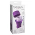 Fantasy For Her Lush Kiss Plush - zuig- en likstimulator voor de clitoris (paars)