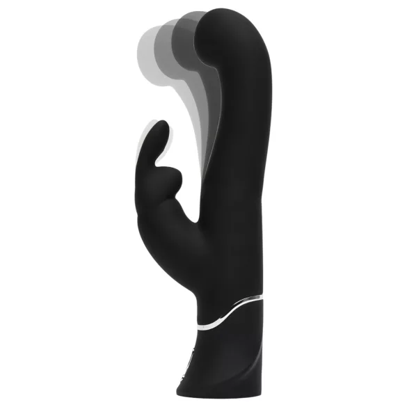 Happyrabbit - g-spot vibrator met clitorisstimulator - oplaadbaar - zwart