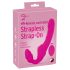 Strepless Strap-On - Draagbare Vibrator (roze)