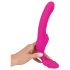 Strepless Strap-On - Draagbare Vibrator (roze)