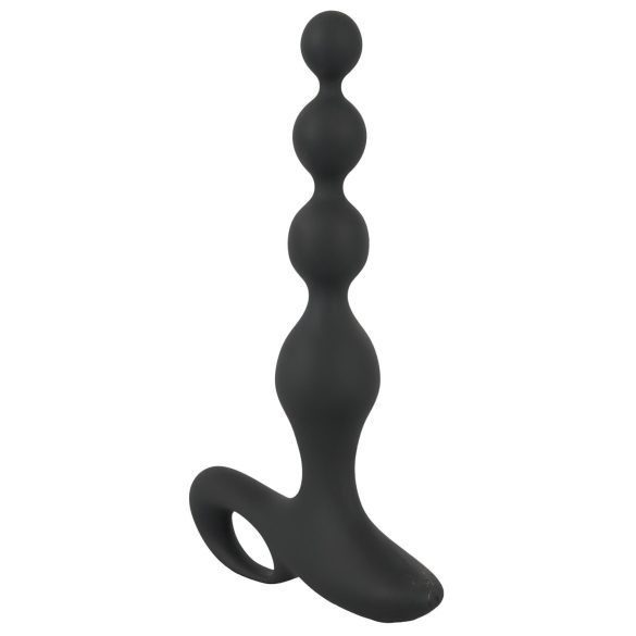 Black Velvet - Anale Kraal Vibrator (zwart)