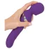 Javida Wand & Pearl - 2-in-1 wand vibrator - paars