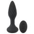 ANOS - Draaiende parel anale vibrator (zwart)