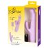 SMILE Thrusting - vibrerende en roterende g-punt vibrator met clitorisstimulatie (paars)
