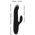 SMILE Thrusting - vibrerende en roterende g-punt vibrator met clitorisstimulatie (paars)