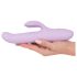 SMILE Thrusting - vibrerende en roterende g-punt vibrator met clitorisstimulatie (paars)