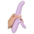 SMILE Thrusting - vibrerende en roterende g-punt vibrator met clitorisstimulatie (paars)