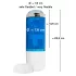 You2Toys - automatische masturbator - roterend en stotend - blauw/wit