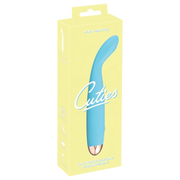 Cuties Mini - oplaadbare, waterdichte G-spot vibrator (turkoois)