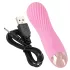Cuties Mini - oplaadbare waterdichte spiraal vibrator - roze