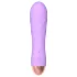 Cuties Mini - vibrator - oplaadbaar waterdicht geribbeld - siliconen paars