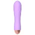 Cuties Mini - vibrator - oplaadbaar waterdicht geribbeld - siliconen paars