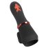 Rebel - Oplaadbare, 2-motorige Eikelvibrator (Zwart)