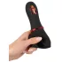 Rebel - penistop vibrator met 2 motoren - oplaadbaar - zwart