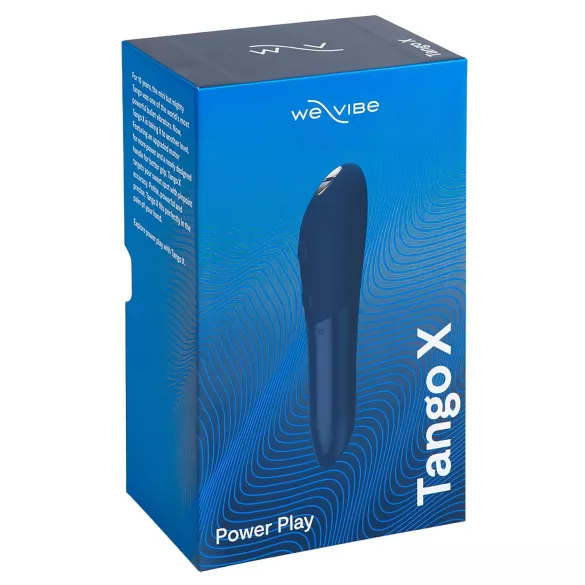 We-Vibe Tango X - mini vibrator waterproof - blauw