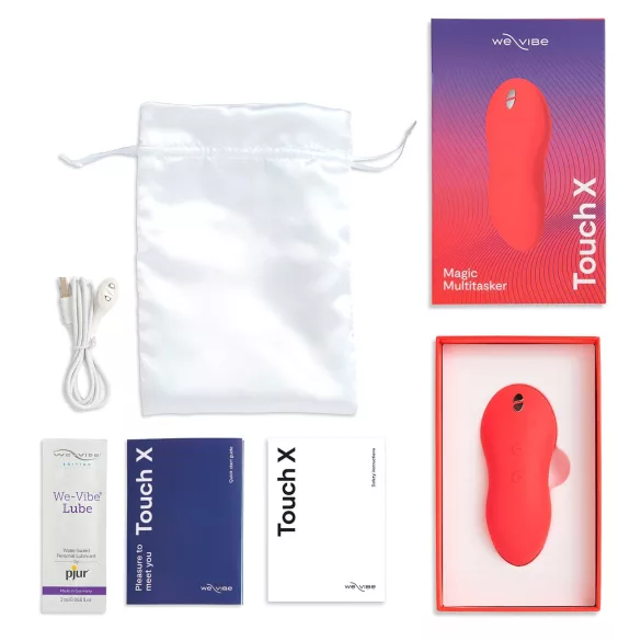 We-Vibe Touch X - oplaadbare, waterdichte clitoristrilllator (koraal)