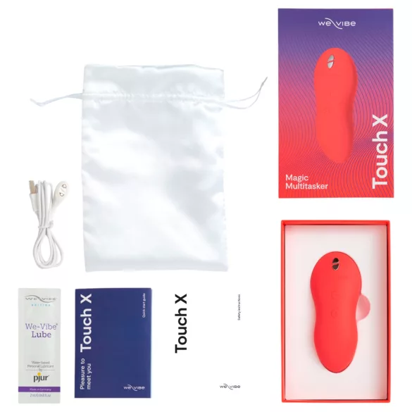 We-Vibe Touch X - oplaadbare, waterdichte clitoristrilllator (koraal)