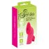 SMILE Licking - luchtdruk- en tongvibrator voor de vinger (roze)