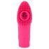 SMILE Licking - luchtdruk- en tongvibrator voor de vinger (roze)