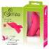 SMILE Licking - luchtdruk- en tongvibrator voor de vinger (roze)