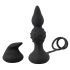 Rebel 2in1 - Draadloze Anale Vibrator met Penisring en Radiofunctie (Zwart)
