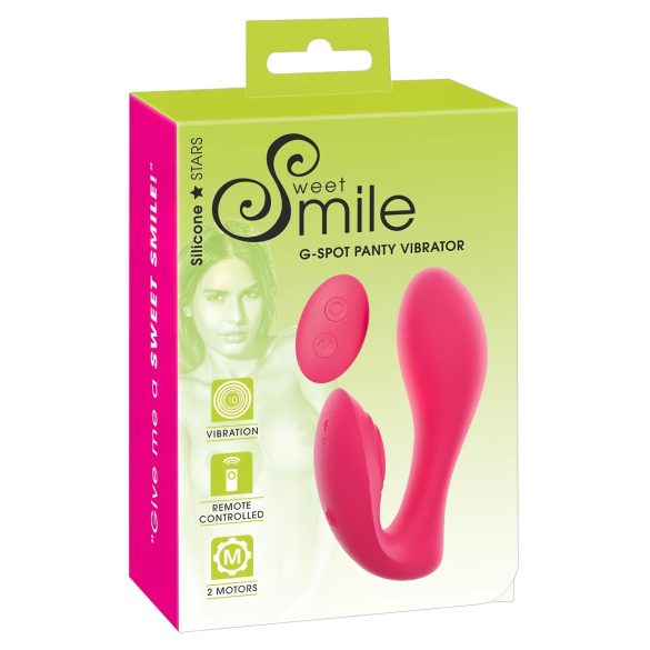 SMILE Slip - oplaadbare, draadloze 2-in-1 vibrator (roze)