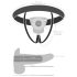 You2Toys Strap-on - holle, verstelbare vibrator (natuurlijk)