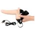 You2Toys Strap-on - holle, verstelbare vibrator (natuurlijk)