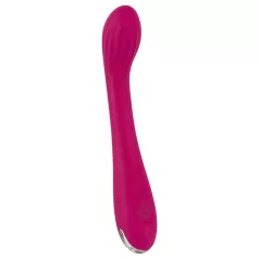   SMILE G-spot - oplaadbare g-spot vibrator - geribbeld - siliconen - paars