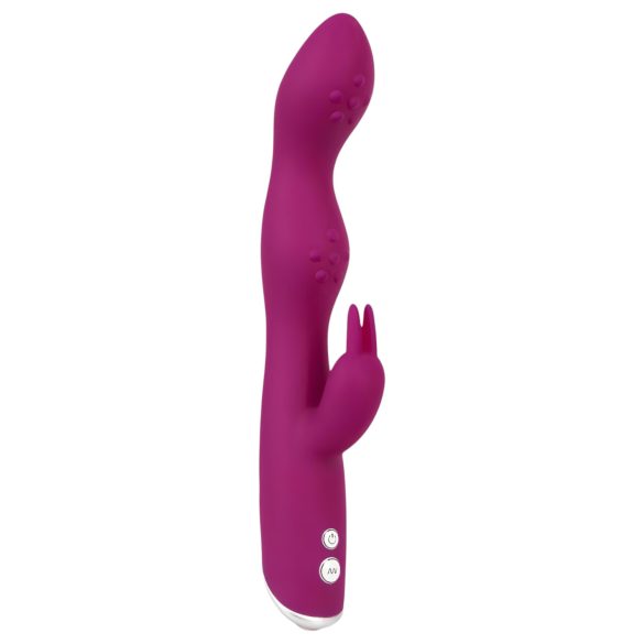 SMILE - flexibele vibrator met clitorale en G-spot arm (paars)