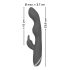 SMILE - flexibele vibrator met clitorale en G-spot arm (paars)