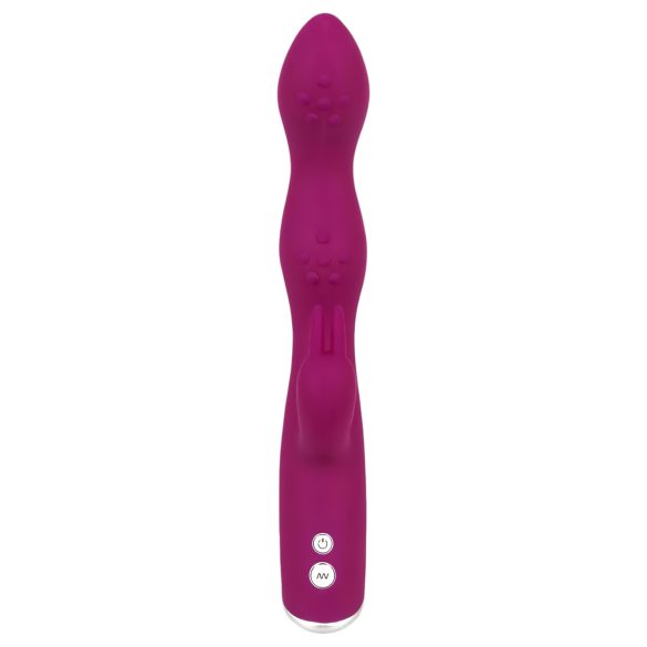 SMILE - flexibele A- en G-spot vibrator met clitorisarm (paars)