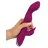 SMILE - flexibele vibrator met clitorale en G-spot arm (paars)