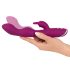 SMILE - flexibele vibrator met clitorale en G-spot arm (paars)