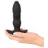 ANOS - radiogestuurde zwarte anale vibrator