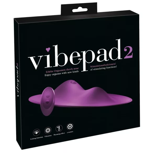 VibePad 2 - vibrerende likkussen vibrator - paars