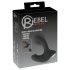 Rebel RC - oplaadbare, draadloze opblaasbare anale vibrator (zwart)