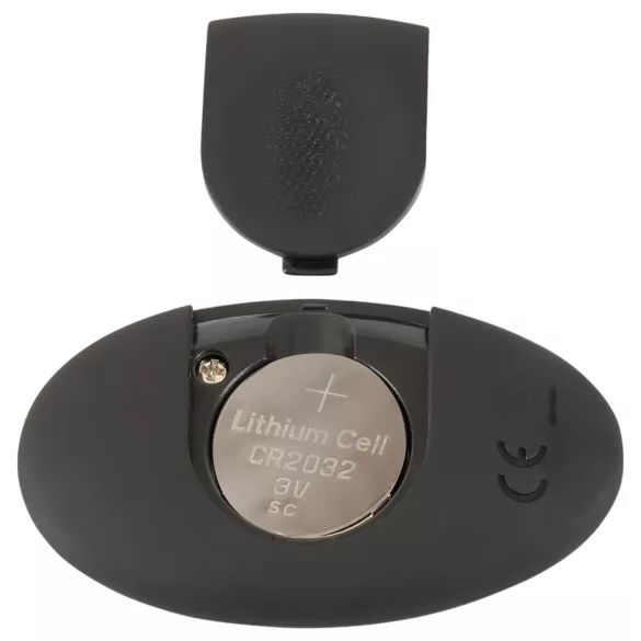 Rebel RC - oplaadbare op afstand bedienbare opblaasbare anale vibrator - zwart