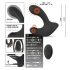 Rebel RC - oplaadbare, draadloze opblaasbare anale vibrator (zwart)
