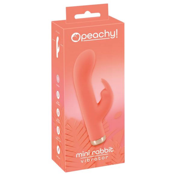 You2Toys Peachy! Mini Konijn - oplaadbare konijnenvibrator (perzik)