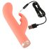 You2Toys Peachy! Mini Konijn - oplaadbare konijnenvibrator (perzik)