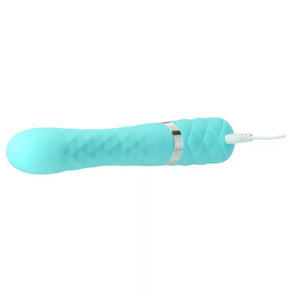 Pillow Talk Lively - oplaadbare clitoris vibrator met arm (turquoise)