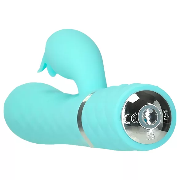 Pillow Talk Lively - oplaadbare clitoris vibrator met arm (turquoise)