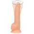 Naked Addiction - roterende vibrator - realistisch - 20cm - huidkleurig
