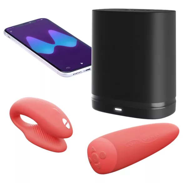 We-Vibe Chorus - koppel vibrator - draadloos, app-gestuurd - oranje